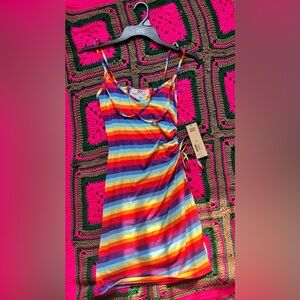 Madden NYC Multi Colored Summer Dress